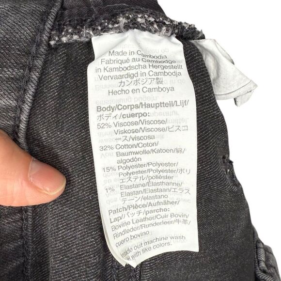 |EUC| MADEWELL Roadtripper Black Wash Skinny Jeans (Tall) - Picture 8 of 9